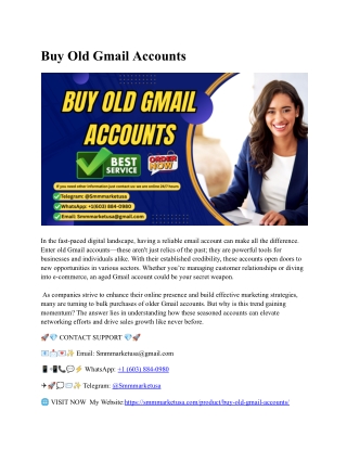 Top 5 Sites to Buy Old Gmail Accounts In (PVA & Aged) _ bulb