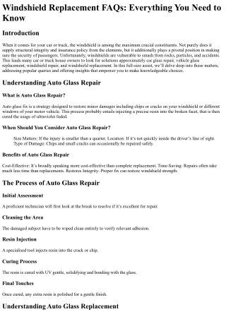 14 Common Misconceptions About side window replacement Spartanburg