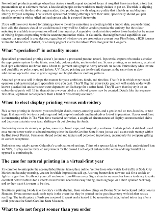 Promotional Items That Make an Impact: Specialized Printing Services