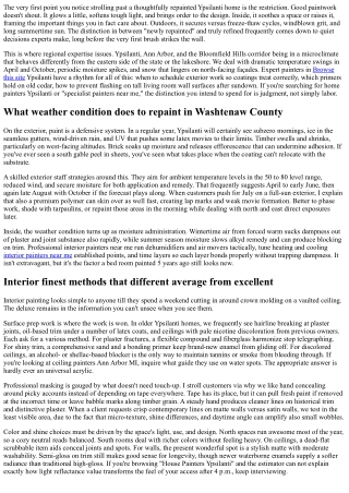 Expert Painters in Ypsilanti: Interior vs. Exterior Finest Practices