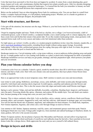 Flower Bed Landscaping: Design Secrets for Year-Round Color