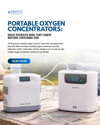 Portable Oxygen Concentrators What Patients Wish They Knew Before Choosing One