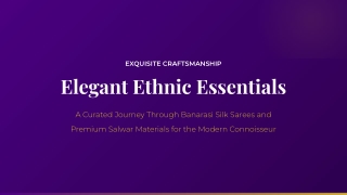 Elegant Ethnic Essentials
