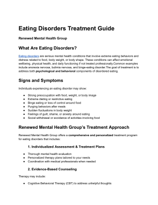 Eating Disorders