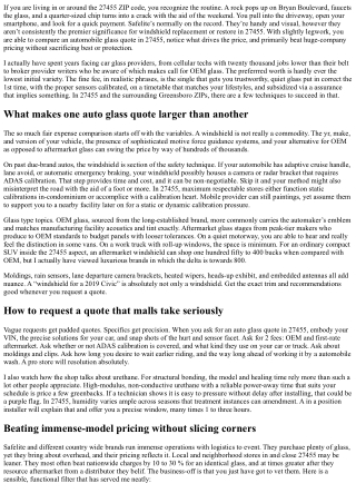 Compare Auto Glass Quote 27455: Beat Safelite Prices