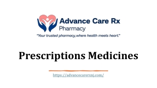 Prescriptions Medicines