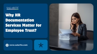 Why HR Documentation Services Matter for Employee Trust