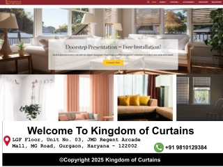 Curtains MG Road Gurgaon | Kingdom of Curtains