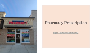 Pharmacy Prescription
