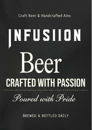 Infusiion Beer – A Refreshing Blend of Taste, Quality & Modern Brewing