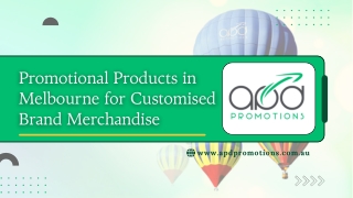 Promotional Products in Melbourne for Custom Business Merchandise