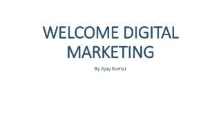 WELCOME DIGITAL