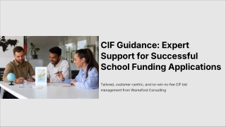 CIF Guidance Understanding the Process for Condition Improvement Fund Bids