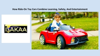 How Ride-On Toy Cars Combine Learning, Safety, And Entertainment