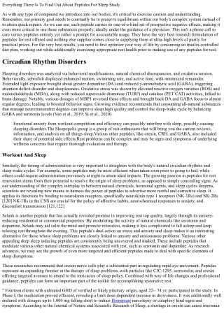 Unlock Better Rest: Discovering The Benefits And Risks Of Making Use Of Peptides
