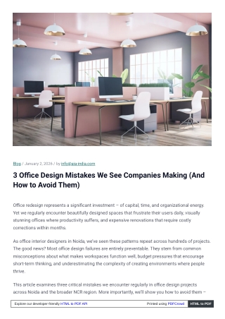 3 Office Design Mistakes We See Companies Making (And How to Avoid Them)