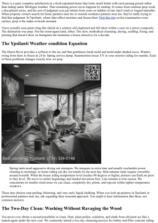 Exterior Painters in Ypsilanti: Prep Tips That Make Paint Last