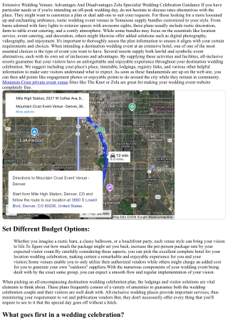 All-inclusive Wedding Event Places A Full Overview For Couples