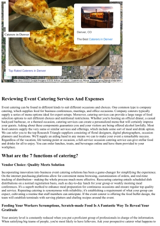 Jacksonville, Fl Event Catering