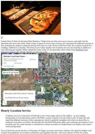 Event Venues Celebration Venues For Lease & Unique Event Areas