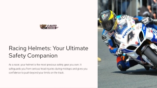 Racing Helmets for Better Safety on the Track