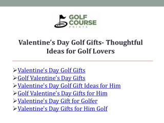 Valentine’s Day Golf Gifts- Thoughtful Ideas for Golf Lovers (2)