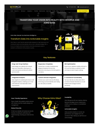 Zoho Sites for Small Businesses: A Complete Overview