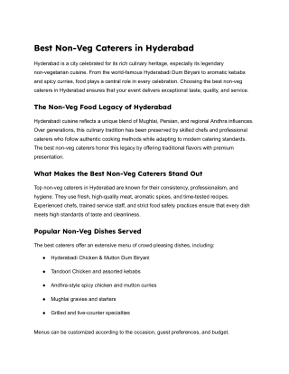 Best Non Veg Caterers in Hyderabad (6)