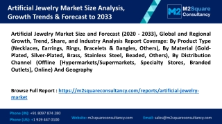 Artificial Jewelry Market Size Analysis, Growth Trends & Forecast to 2033
