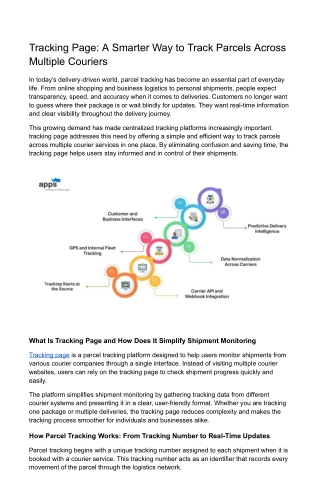 Tracking Page Indian Parcel & Shipment Tracking