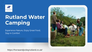 Experience the Best Camping Rutland Water at The Horse & Jockey