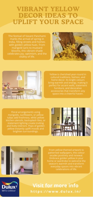 Vibrant Yellow Decor Ideas to Uplift Your Space