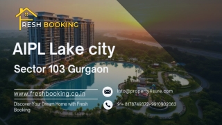 Luxury Apartments in Sector 103 Gurgaon – AIPL Lake City