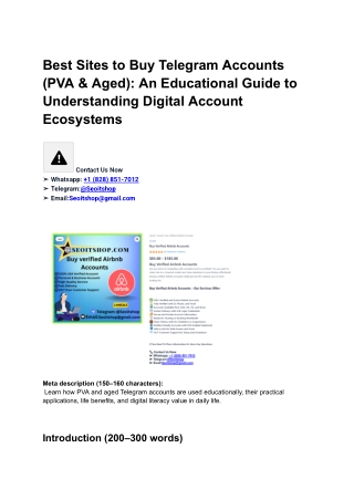 Best sites to Buy Telegram Accounts (PVA & Aged) (2)