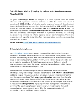 Orthobiologics Market