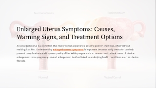 Enlarged Uterus Symptoms Causes, Warning Signs, and Treatment Options