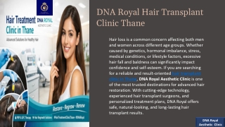 Hair transplant in Thane , Restore your hair