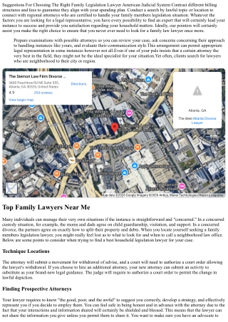 Present Your Case To A Neighborhood Household Legal Representative