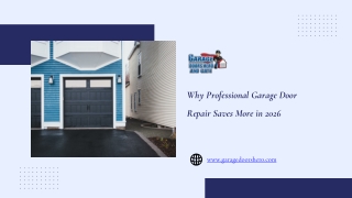 Why Professional Garage Door Repair Saves More in 2026