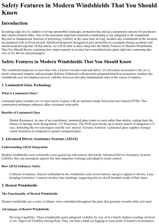 12 Steps to Finding the Perfect 24/7 auto glass service Spartanburg