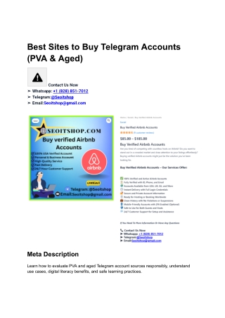 Best sites to Buy Telegram Accounts (PVA & Aged) (3)