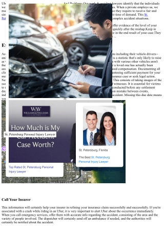 Bike Crashes Caused By Uber Chauffeurs