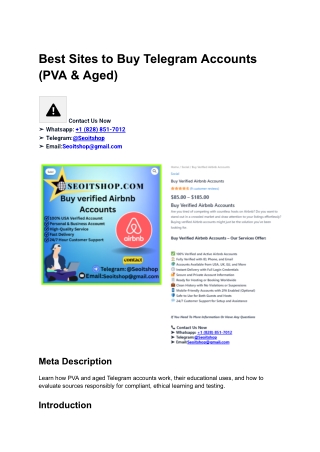 Best sites to Buy Telegram Accounts (PVA & Aged) (5)