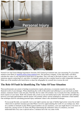 Exactly How To Calculate An Accident Negotiation: A Helpful Guide American Judic