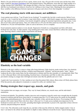 Age and Elasticity: Customizing Botox Treatment Plans