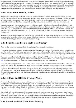 Baby Botox Near Me: Subtle, Preventive Treatments Explained