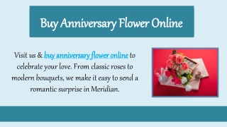 Buy Anniversary Flower Online