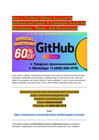 How a Verified GitHub Account Is Defined and Used_ A Complete Guide for Developers, Teams, and Businesses (1)