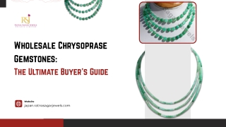 Wholesale Chrysoprase Gemstones: The Ultimate Buyer’s Guide