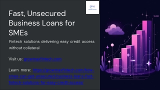 How SMEs Can Get Unsecured Business Loans Fast Fintech Solutions for Easy Credit Access